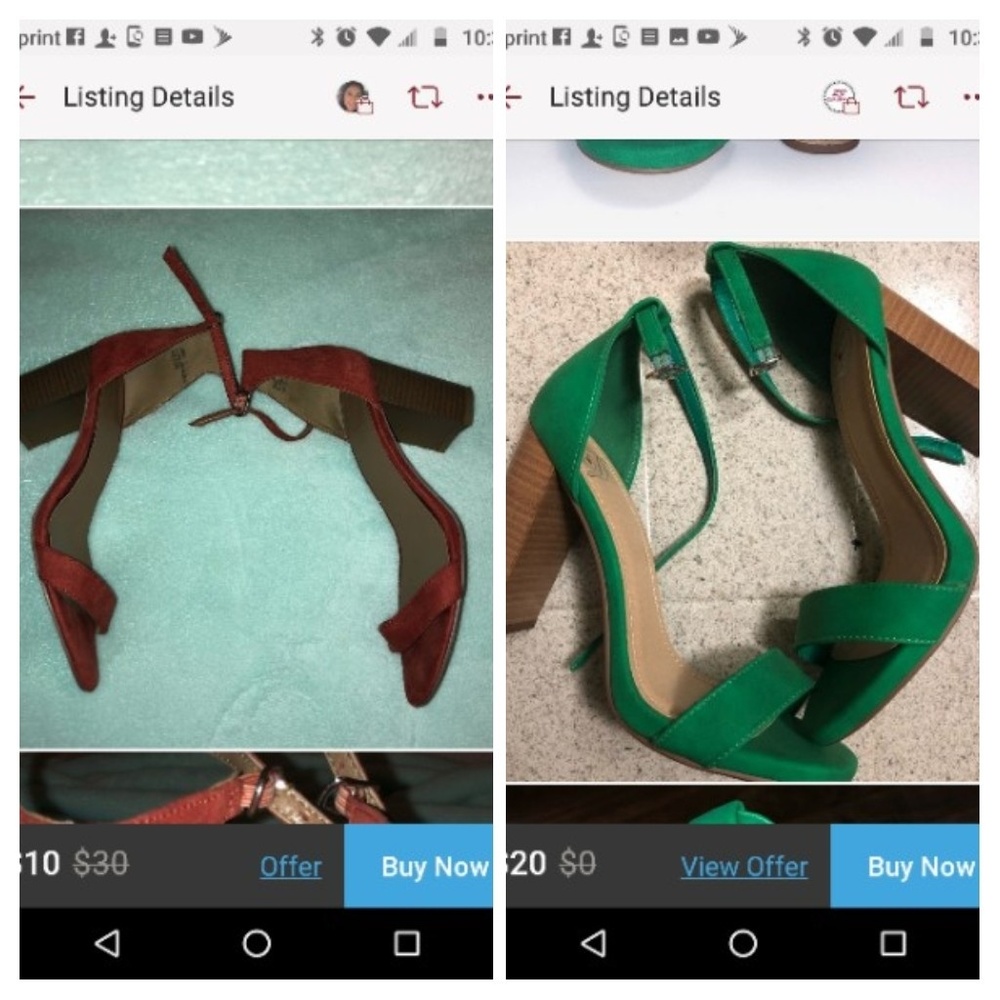 ISO!! Emerald green and rust/ burnt orange color